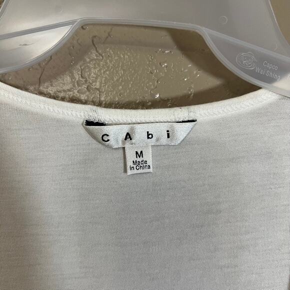 Cabi white scoop top medium - Picture 2 of 6